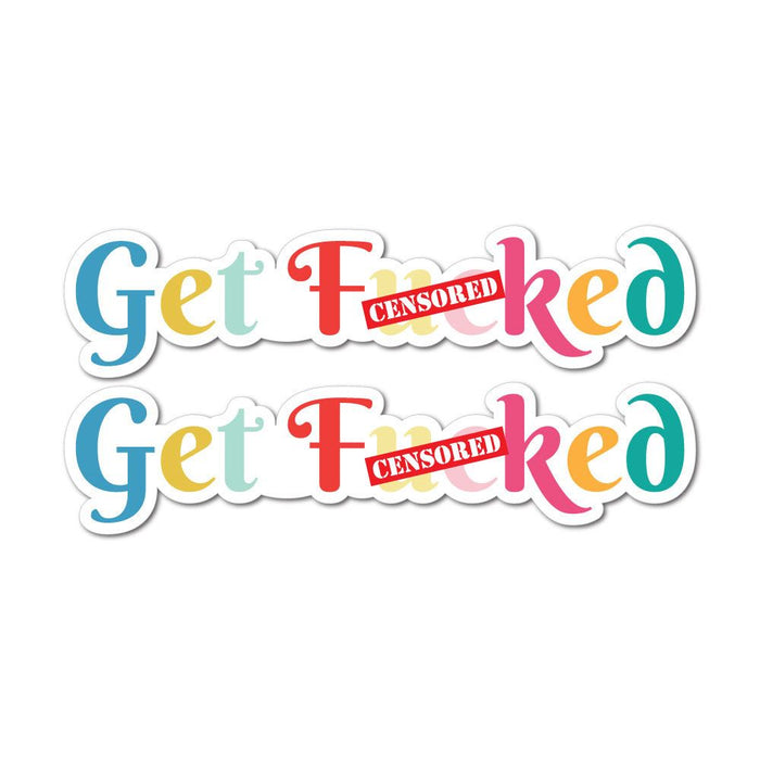 Get Fcked X2 Sticker Decal