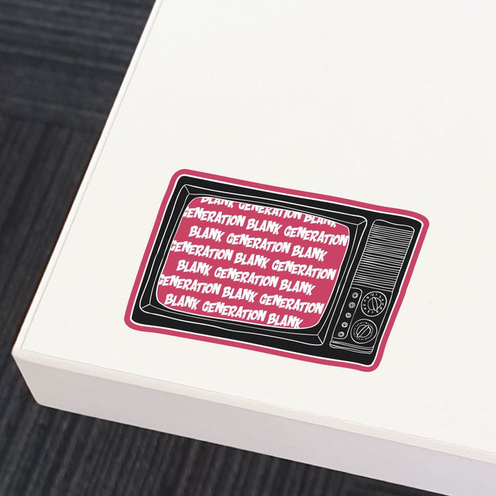 Blank Generation Tv Sticker Decal