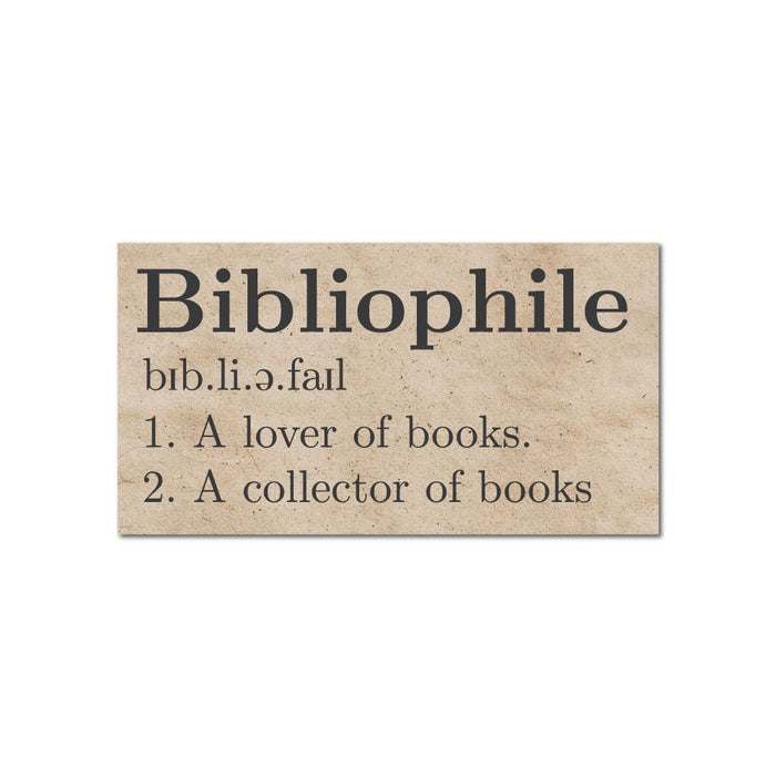 Bibliophile Sticker Decal