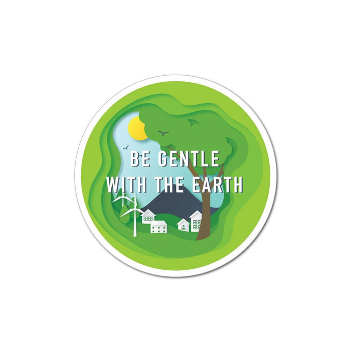 Be Gentle With The Earth Sticker Decal