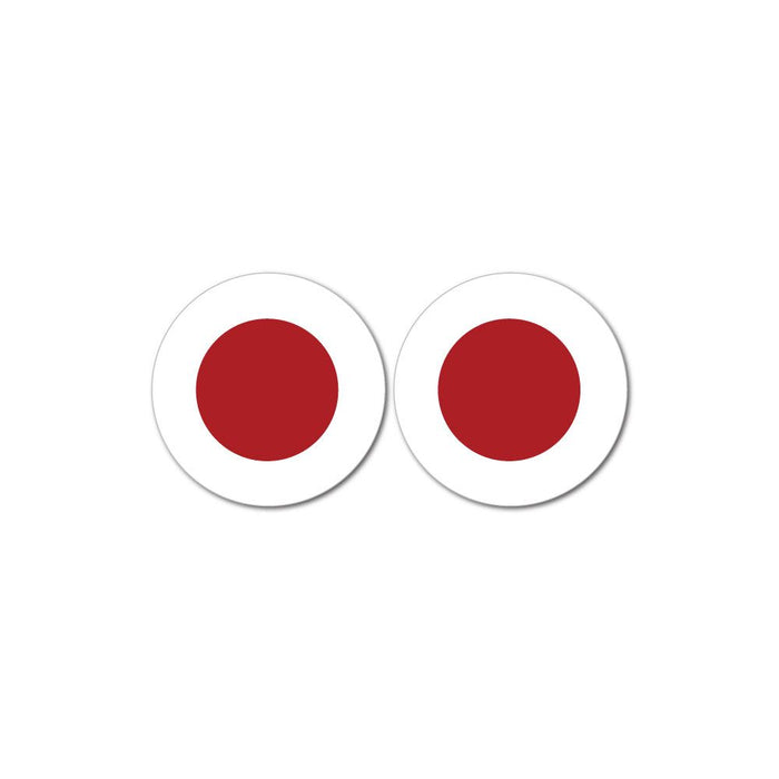 Japan Flag X2 Sticker Decal