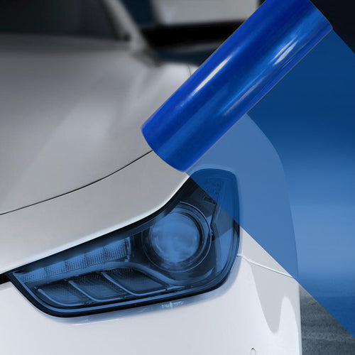 2X A4 Blue Car Headlight Fog Light Tint Film