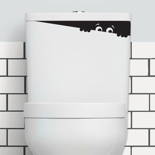 Toilet Monster Hello Sticker