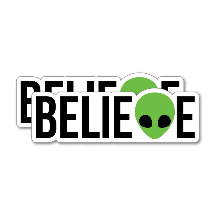 2X Believe In Aliens Sticker Decal