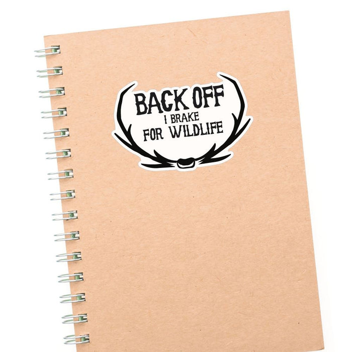 Back Off Sticker Decal