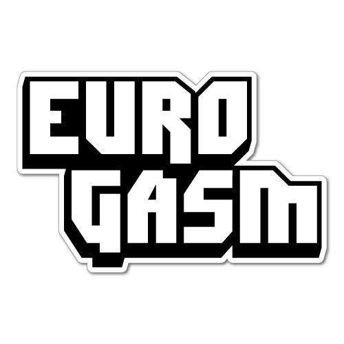 Eurogasm 3D Sticker Decal