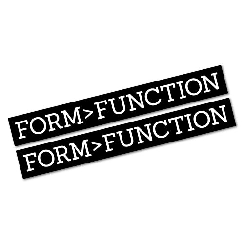 Form > Function Jdm Sticker Decal | JDM Stickers - Sticker Collective