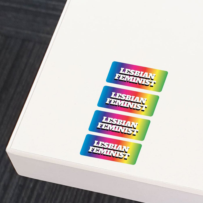 4X Lesbian Feminist Sticker Decal