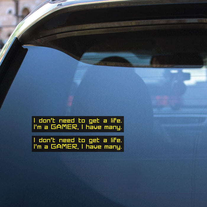 Gamer Car Sticker 2X Gamer Sticker Decal | Geek Stickers - Sticker Collective