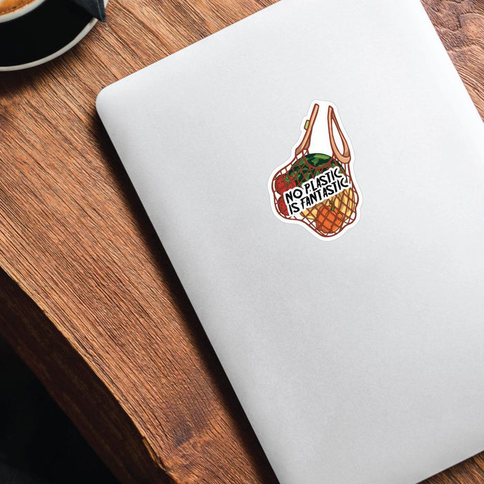 No Plastic Is Fantastic Sticker Decal