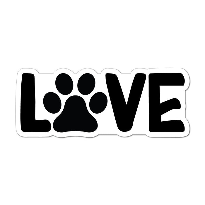 I Love Dogs Car Sticker Decal