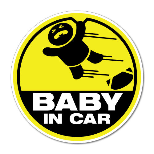 Baby In Car Jdm Sticker Decal