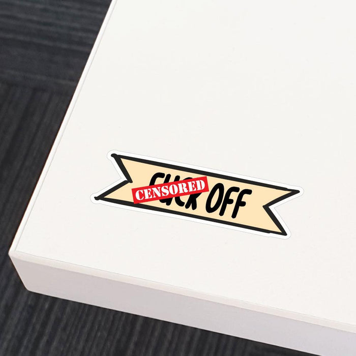 F Off Sticker Red F Off Sticker Decal | Funny Stickers - Sticker Collective