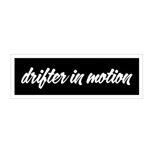Pack De 2 Autocollants Drifter - Vinyle - Pour Voiture, Caravane, Vitres - Personnalisable - Neuf