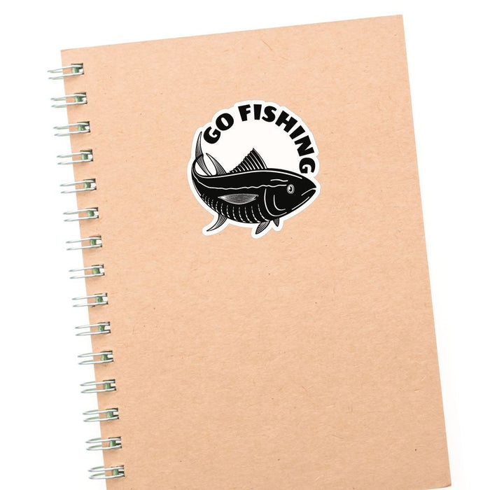 Lets Go Fishing Sticker Decal