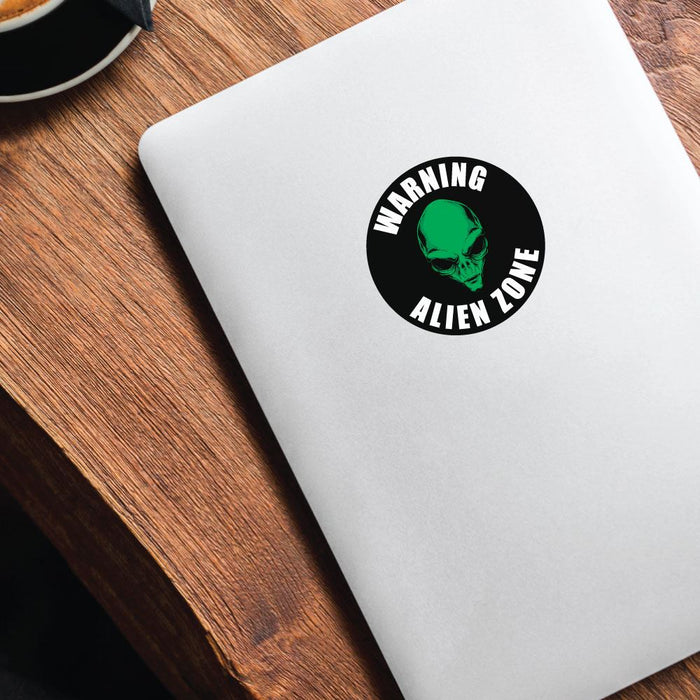 Alien Zone Sticker Decal