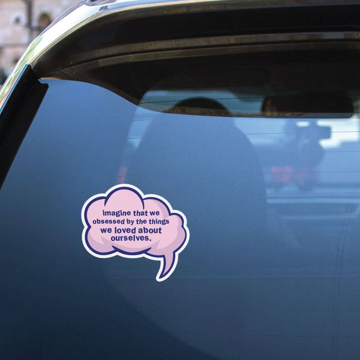 Imagine Speech Bubble Sticker Decal