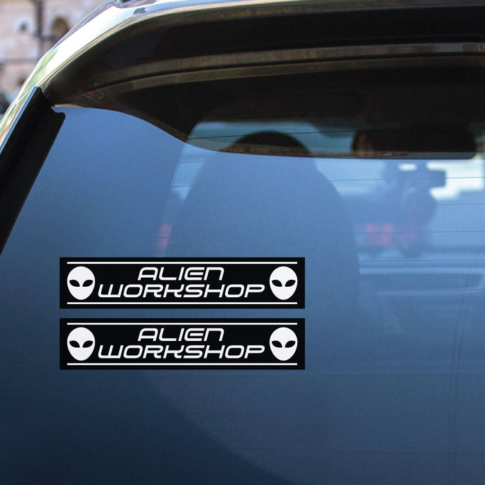 2X Workshop For Aliens Sticker Decal