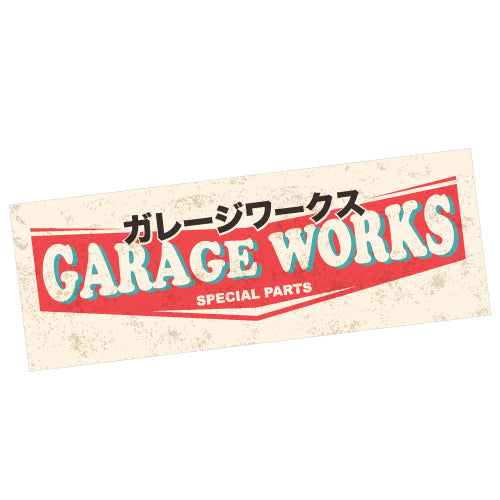 Garage Works Car Sticker Decal
