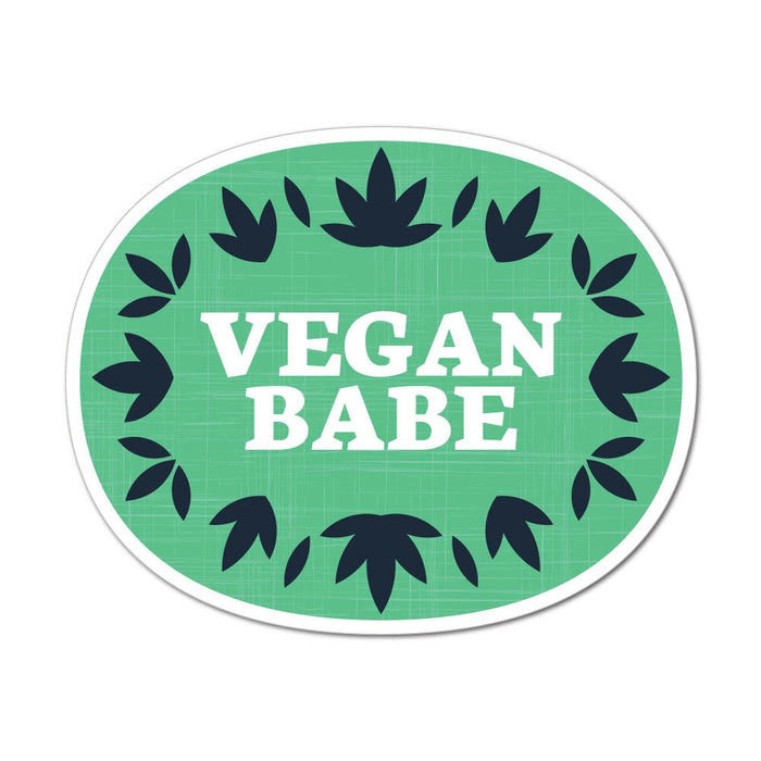 Vegan Girl Sticker Decal