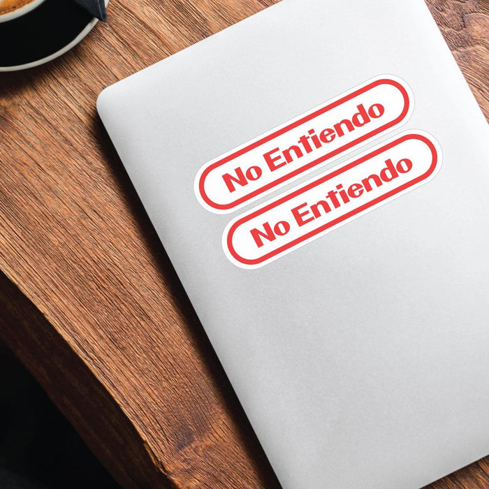 2X No Entiendo Sticker Decal