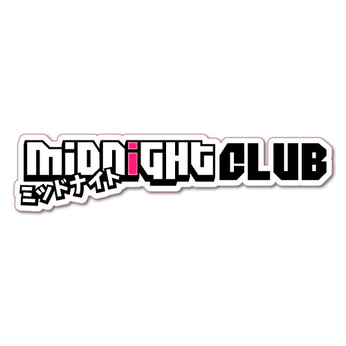 Midnight Club Jdm Sticker Decal