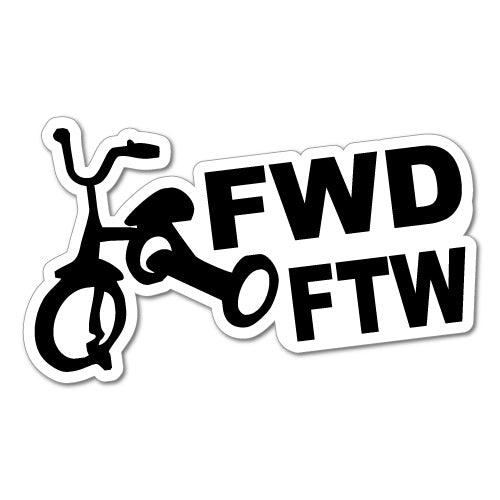 Fth Sticker Fwd Ftw Jdm Car Sticker Decal | JDM Stickers - Sticker Collective