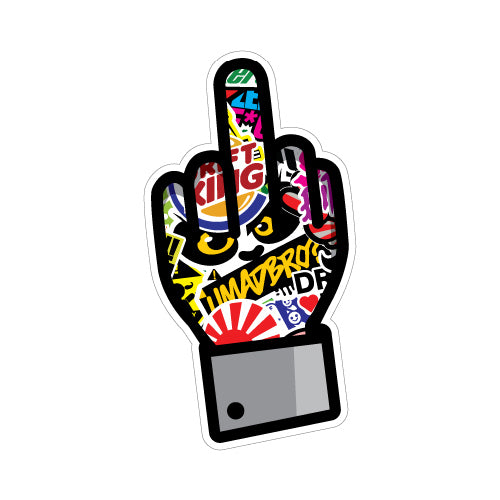 Fb Middle Finger Bomb Jdm Sticker Decal