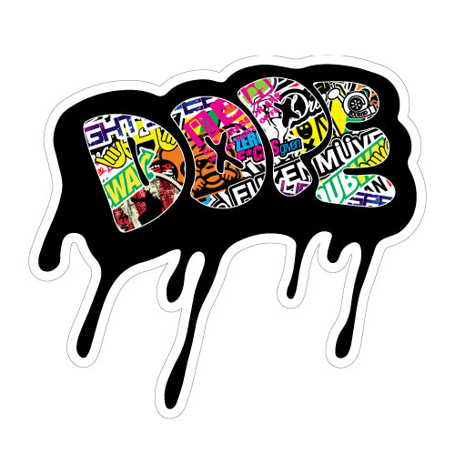 Dope Sticker Bomb Jdm Sticker Decal | JDM Stickers - Sticker Collective