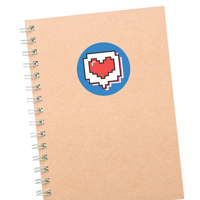 Love Heart Game Sticker Decal