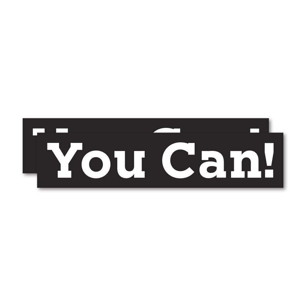 2X You Can Sticker Decal | Inspirational Stickers - Sticker Collective