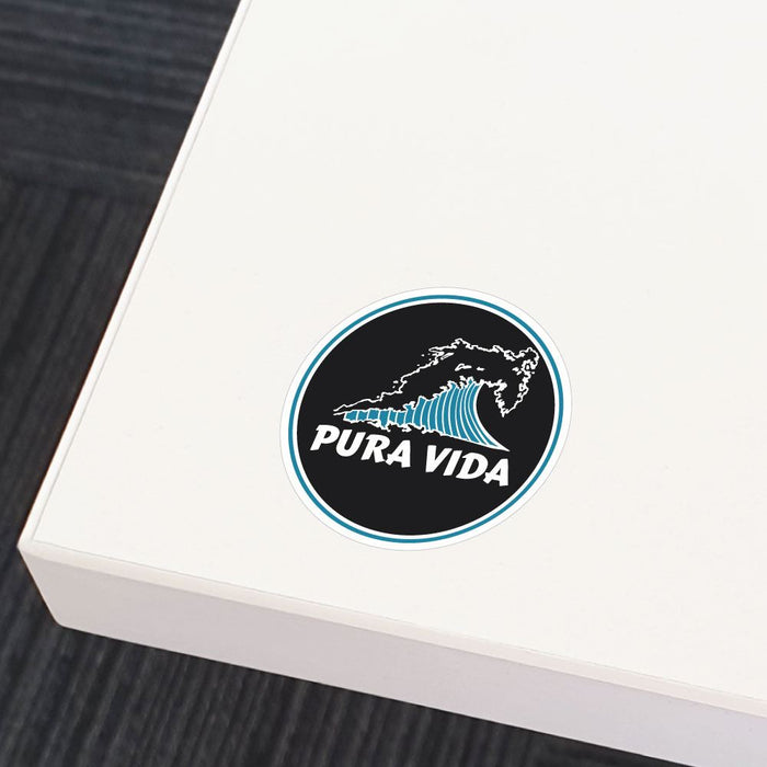 Pura Vida Waves Sticker Decal