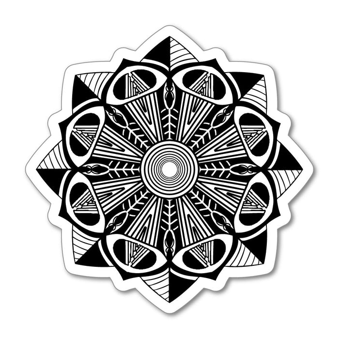 Mandala Flower Composition Sticker Decal
