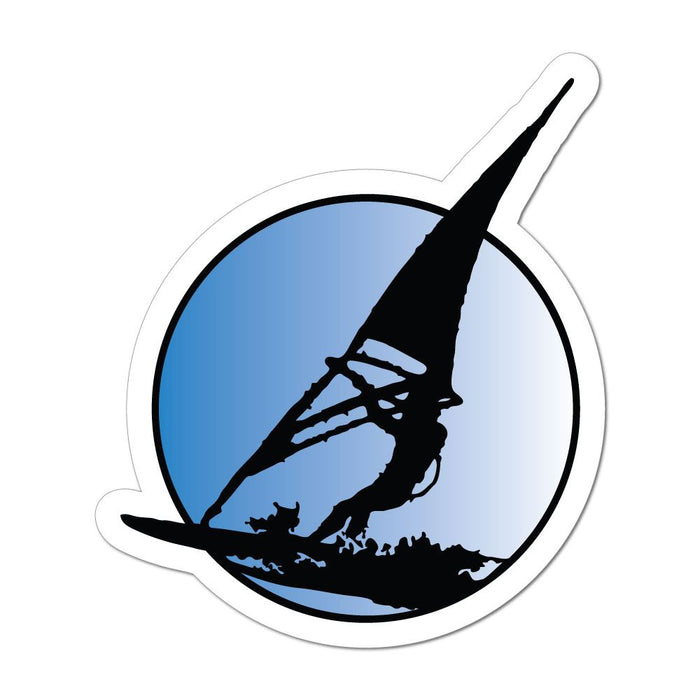 Wind Surfing Car Sticker Decal