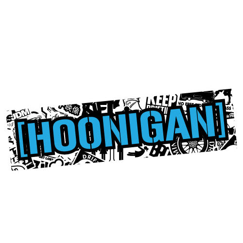 Hoonigan Sticker Bomb Hoon Bomb Bw Jdm Sticker Decal | JDM Stickers - Sticker Collective