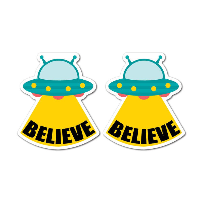 2X Believe In Aliens Sticker Decal