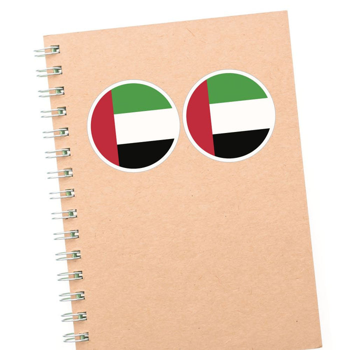 United Arab Emirates Flag X2 Sticker Decal