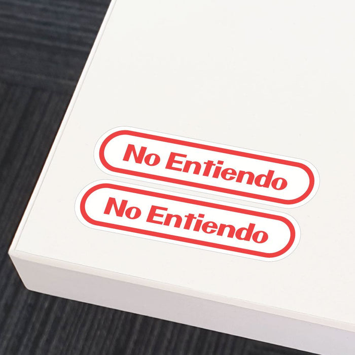 2X No Entiendo Sticker Decal