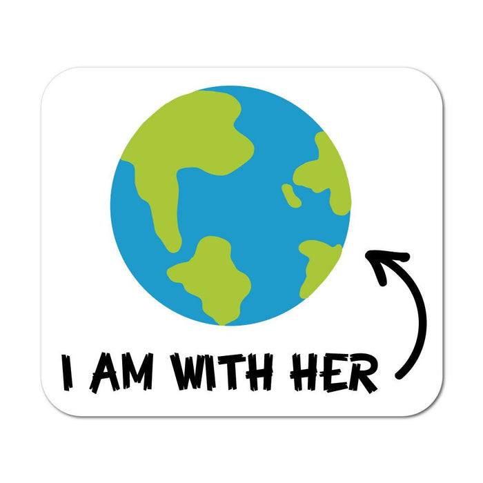 I Am With Her Sticker Decal