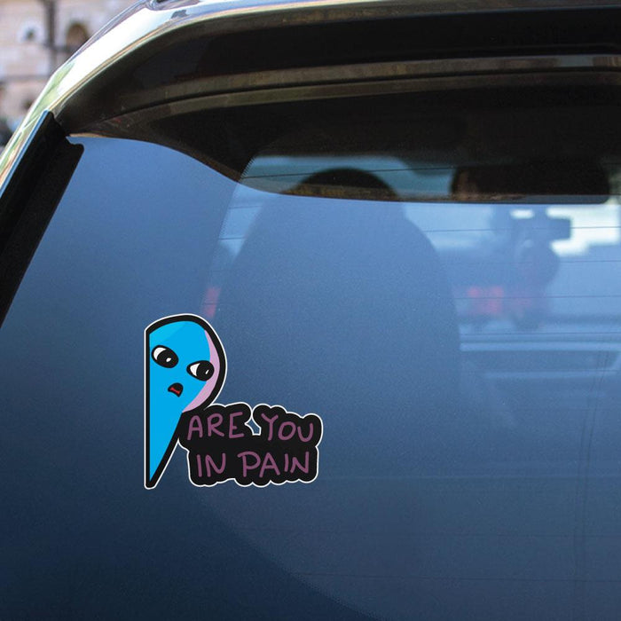 Are You In Pain Sticker Decal