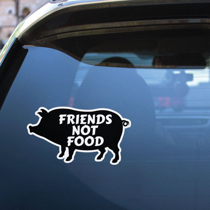 Pigs Are Friends Not Food Sticker Decal