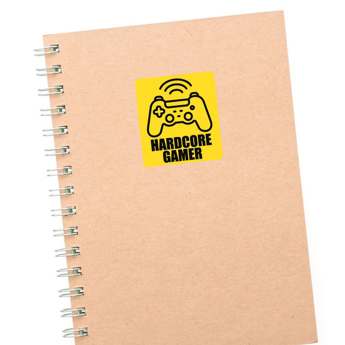 Hardcore Video Gamer Sticker Decal