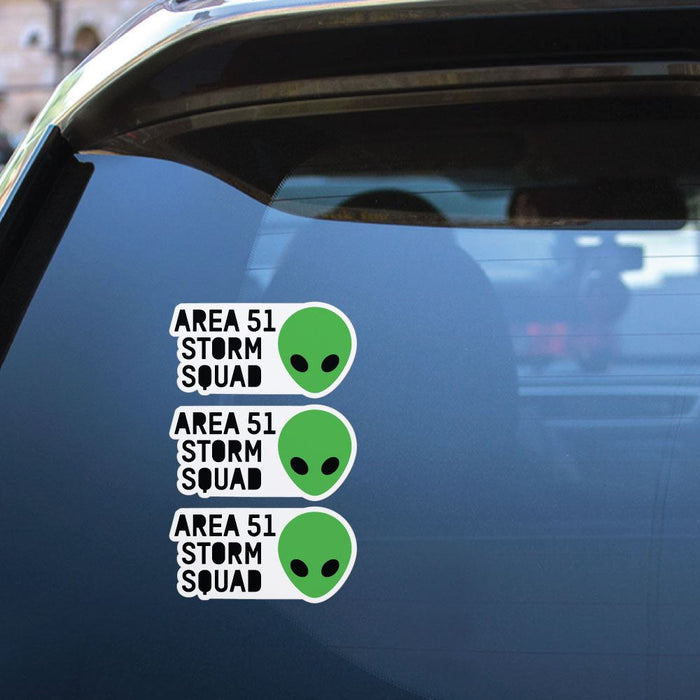 3X Storm Squad Area 51 Sticker Decal
