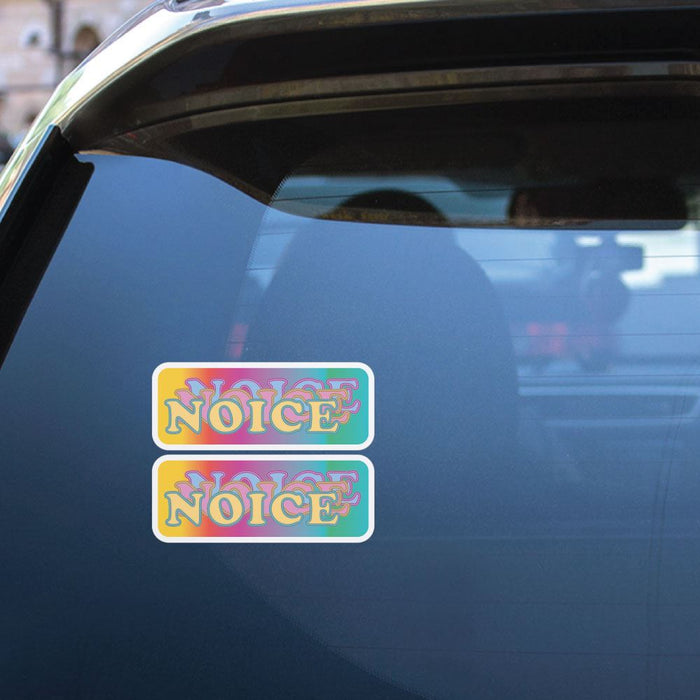 2X Noice Saying Sticker Decal