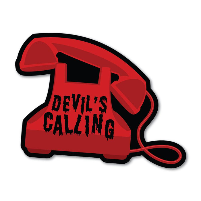 Devil Is Calling Phone Sticker Decal