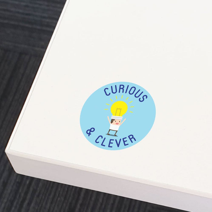 Curious Clever  Sticker Decal