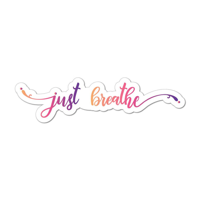 Just Breathe Car Sticker Decal