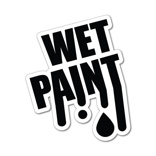 Wet Paint Jdm Sticker Decal