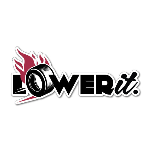 Lower It Jdm Sticker Decal | JDM Stickers - Sticker Collective