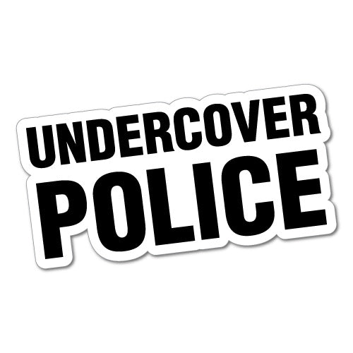 Undercover Police Jdm Sticker Decal